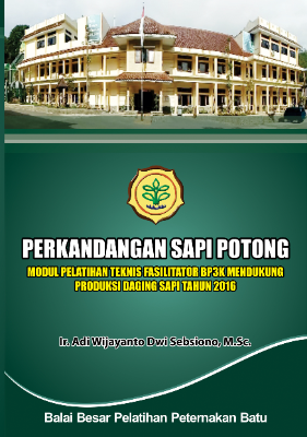 Sampul buku Perkandangan Sapi Po...