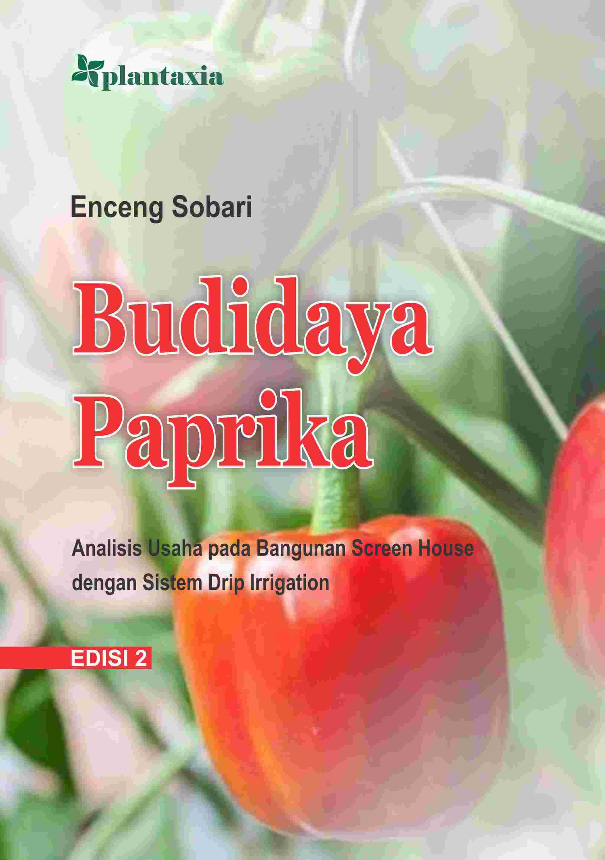 Sampul buku Budidaya Paprika Edi...